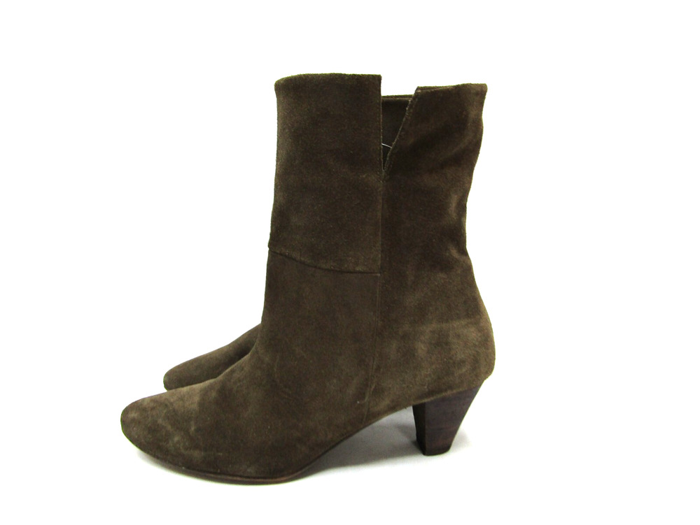 Free People Womens Size 40 EUR Brown Suede Ankle Fashion Boots Bootie